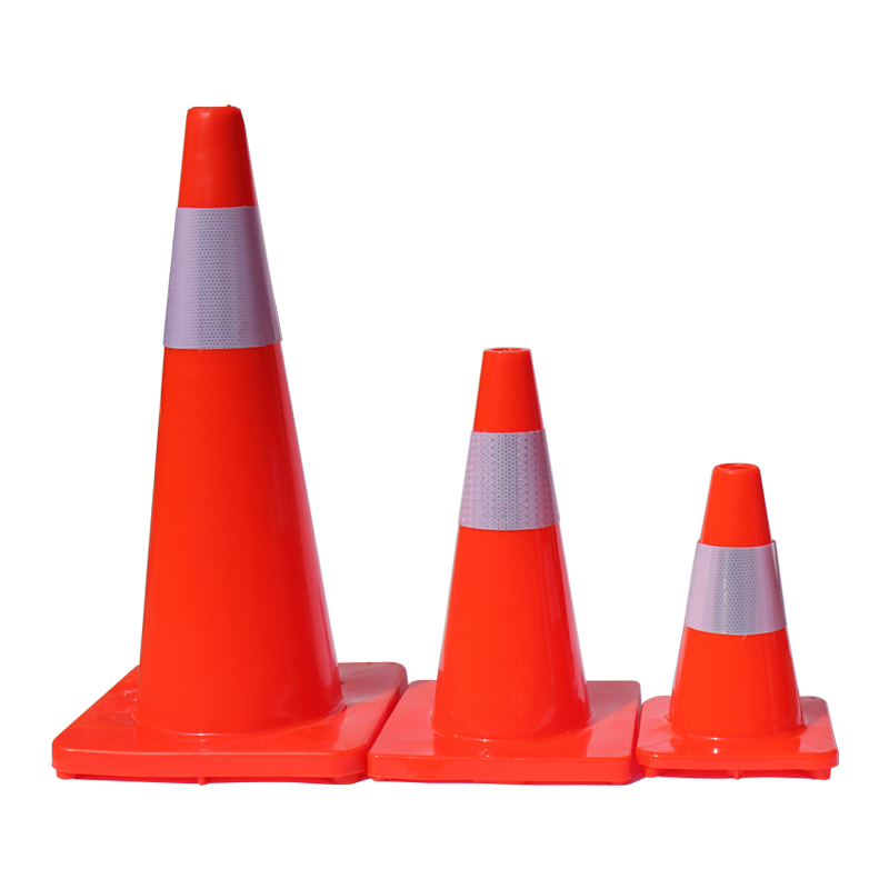 30cm 45cm 70cm trafiksäkerhetsvarning reflekterande pvc-trafikkon